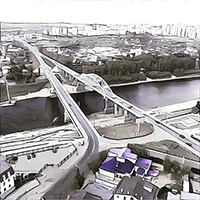 Набережная Тюмень Мост Челюскинцев