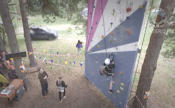 Аэросъемка и видеосъемка фестиваля путешественников 2017